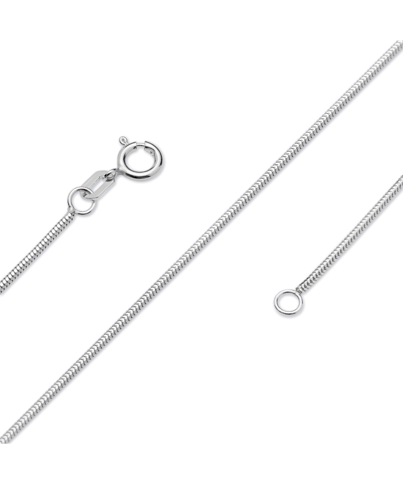 Sterling silver chain "Snake"1.4mm
