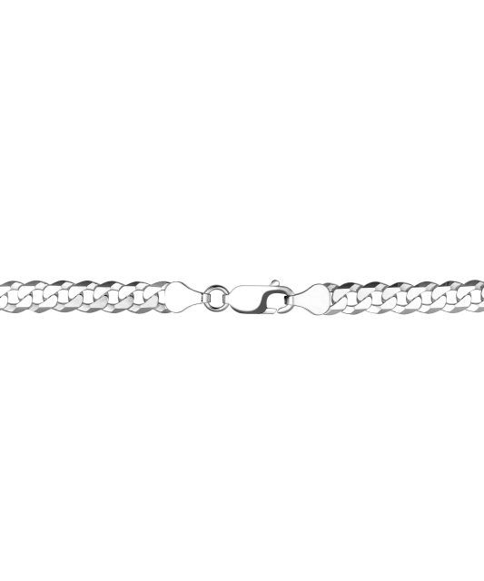 Sterling silver chain "Curb" 6mm