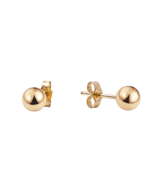 Gold earrings 5mm