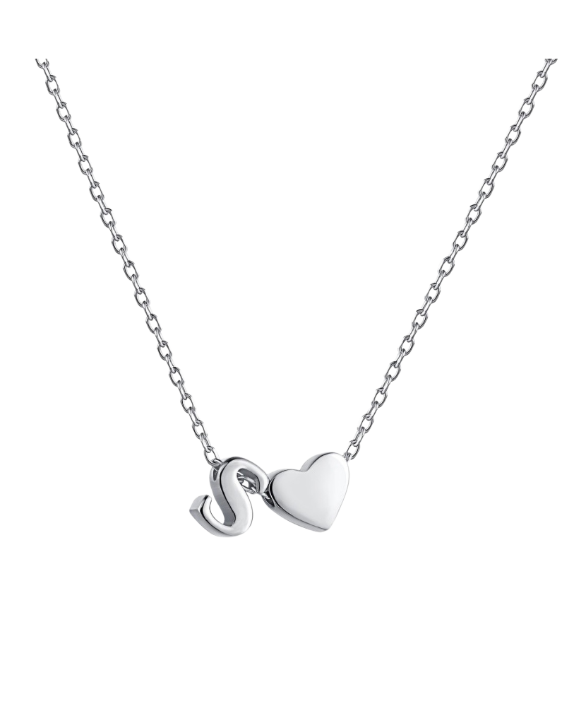 Sidabrinė Grandinėlė Su Pakabuku Raidė S Sidabrinė Grandinėlė Su Pakabuku Raidė S