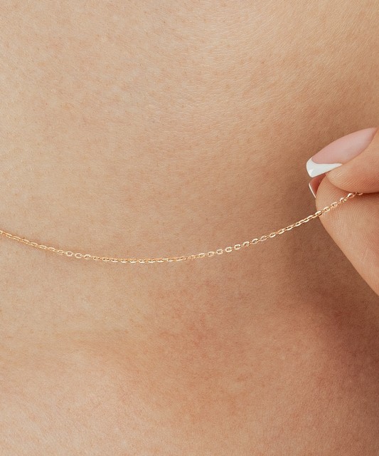 Rose gold chain "Anchor"