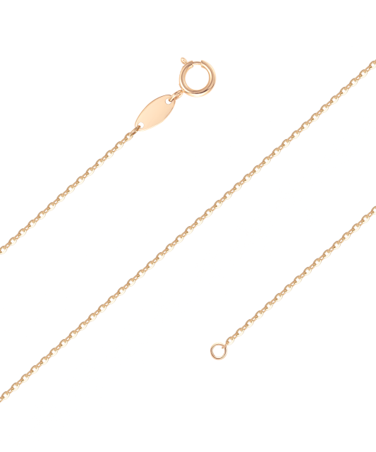 Yellow gold chain "Anchor"