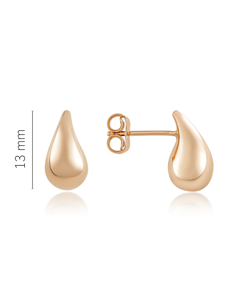 Gold earrings