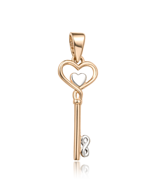 Gold pendant "Key"