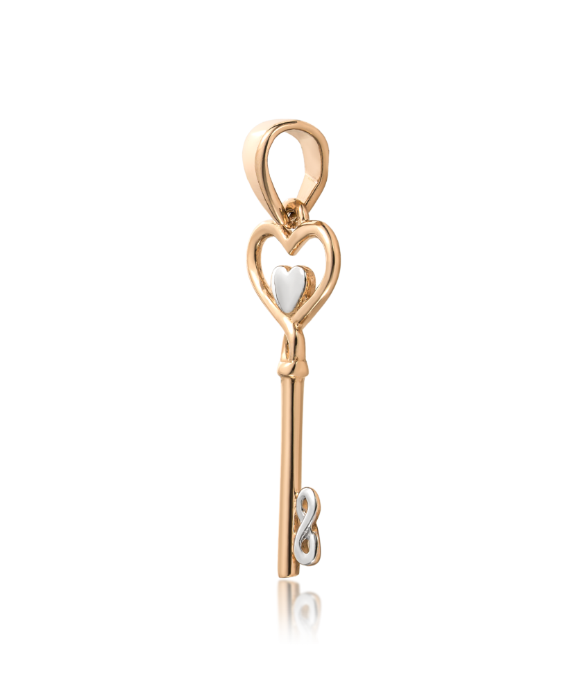Gold pendant "Key"