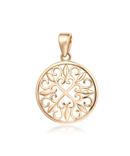 Gold pendant "heart"