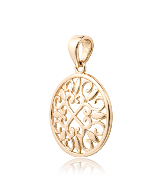 Gold pendant "heart"