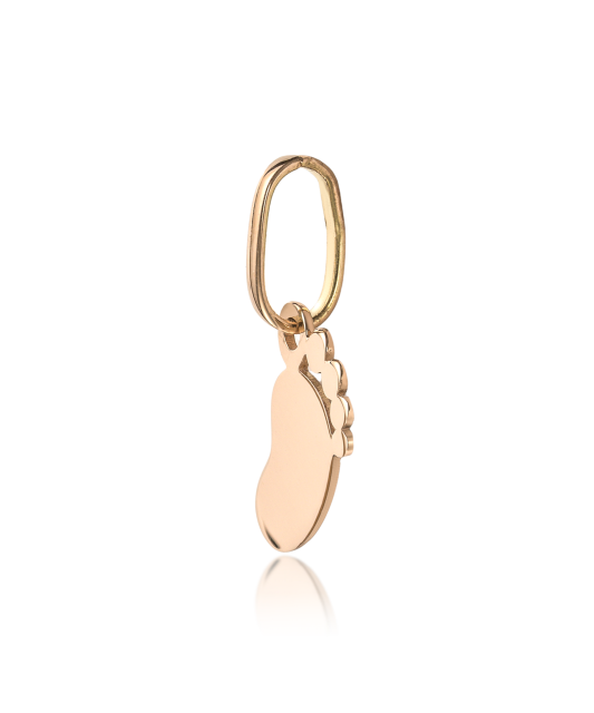 Gold pendant "foots"