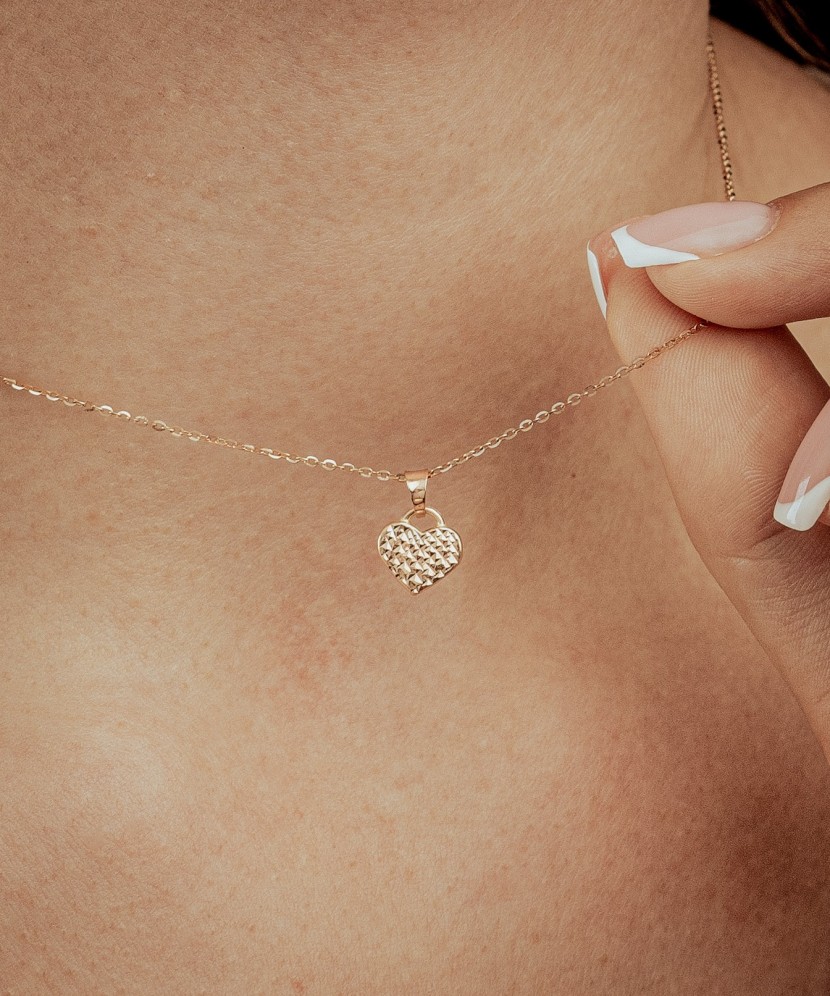 Gold pendant "heart"