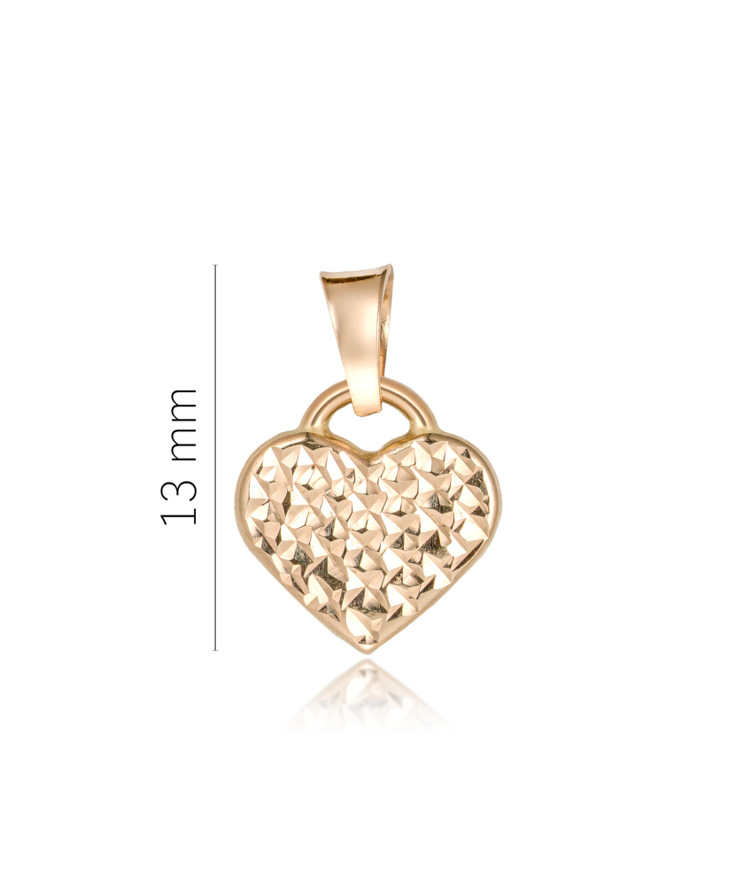 Gold pendant "heart"