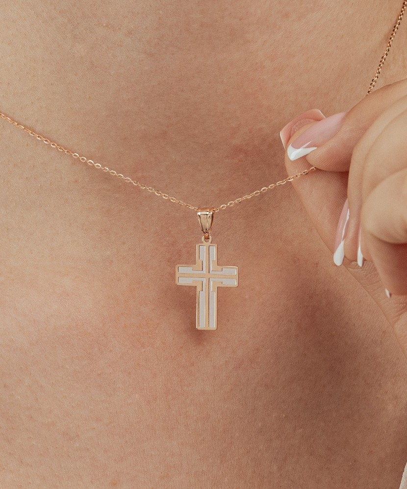 Gold pendant "cross" Gold pendant "cross"