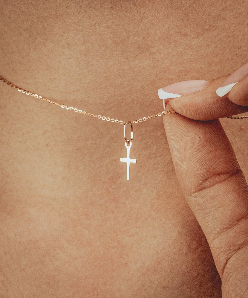 Gold pendant "cross"