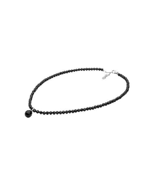 Spinels Necklace With sterling Silver