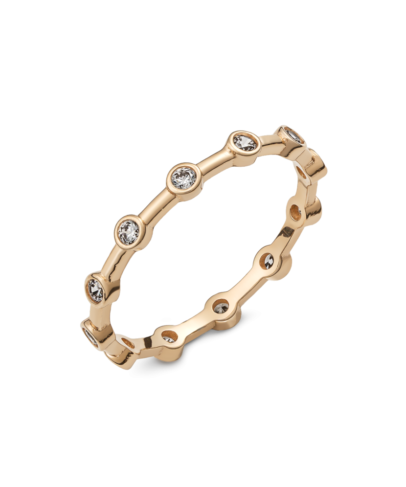 Золотое кольцо с цирконами Золотое кольцо с цирконами