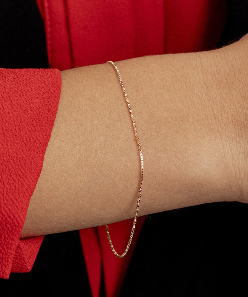 Gold bracelet "Bo.8mm