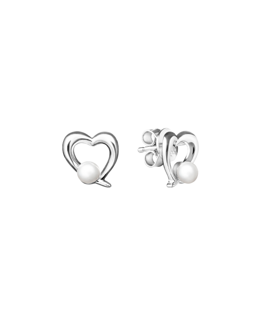 Серьги из серебра с жемчугом