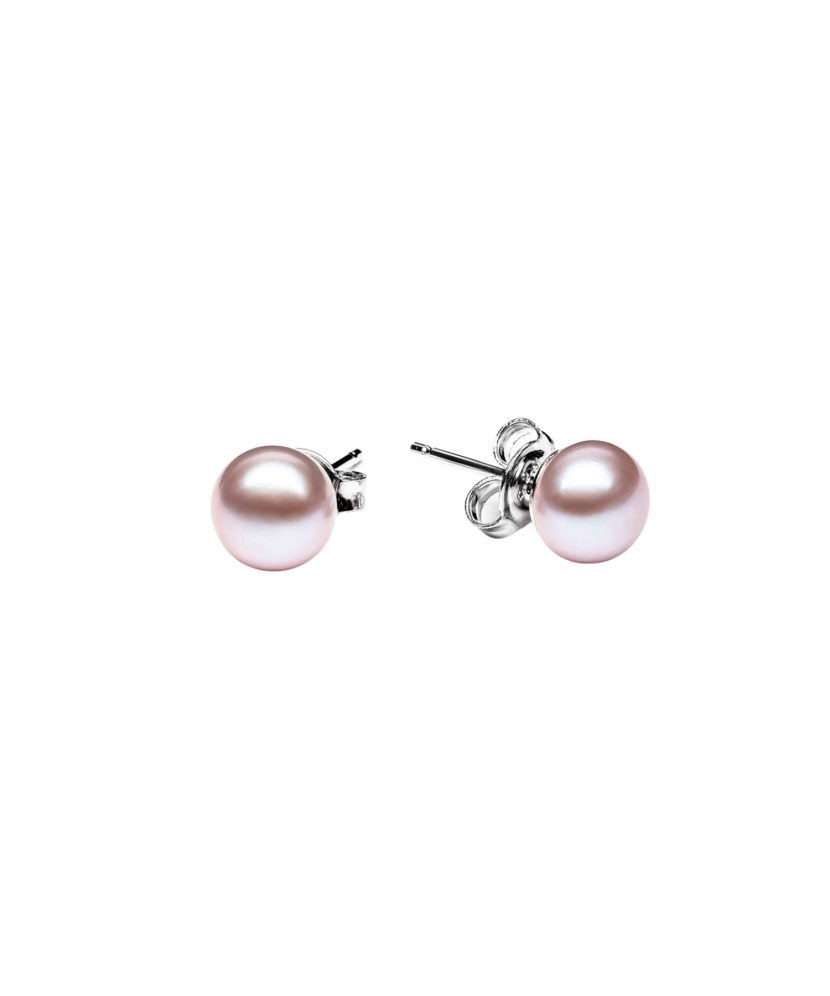 Sterling silver earrings with pearls Sterling silver earrings with pearls