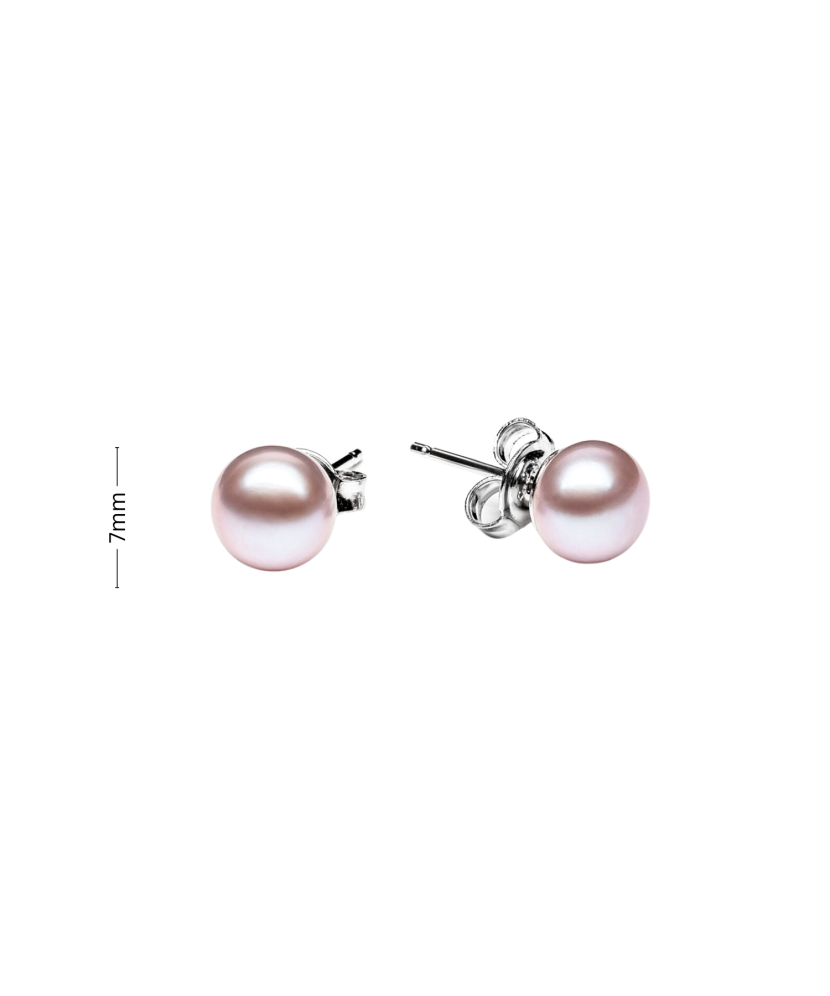 Sterling silver earrings with pearls Sterling silver earrings with pearls