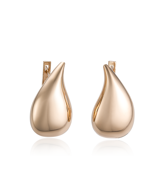 Gold earrings