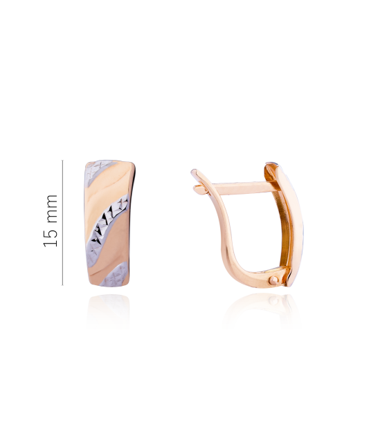 Gold earrings