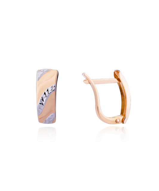 Gold earrings