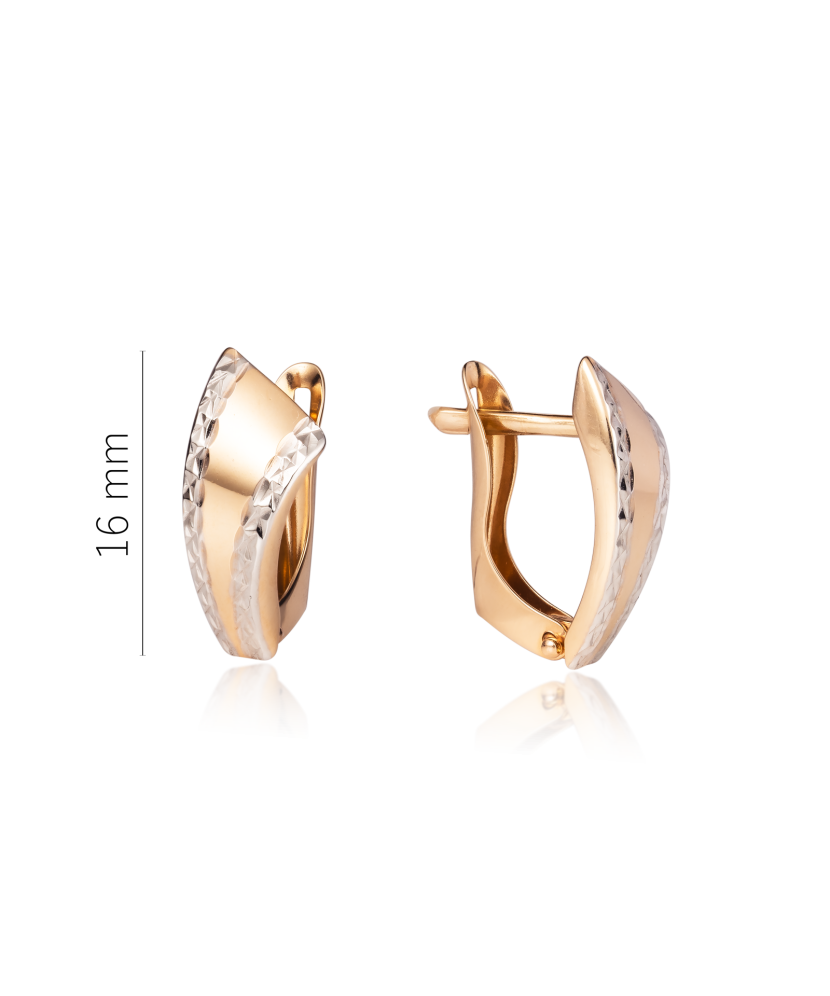 Gold earrings Gold earrings