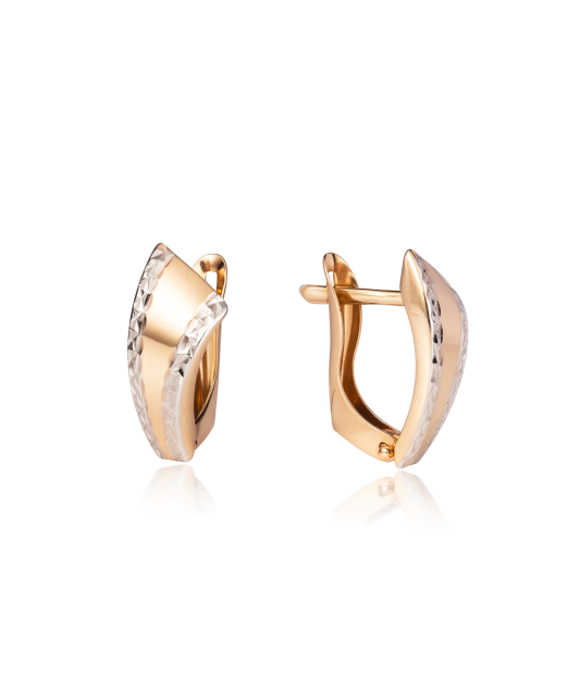 Gold earrings