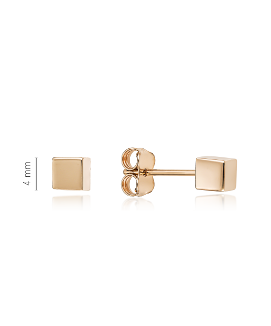 Gold earrings