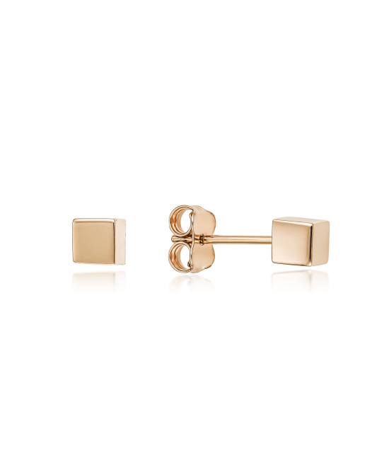 Gold earrings