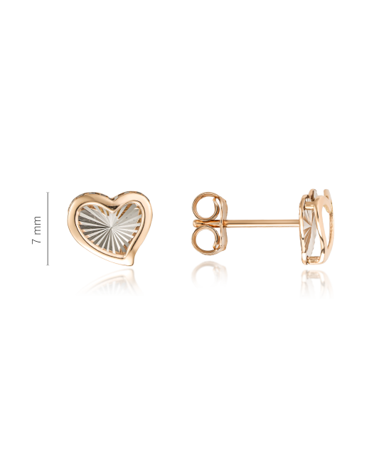 Gold earrings