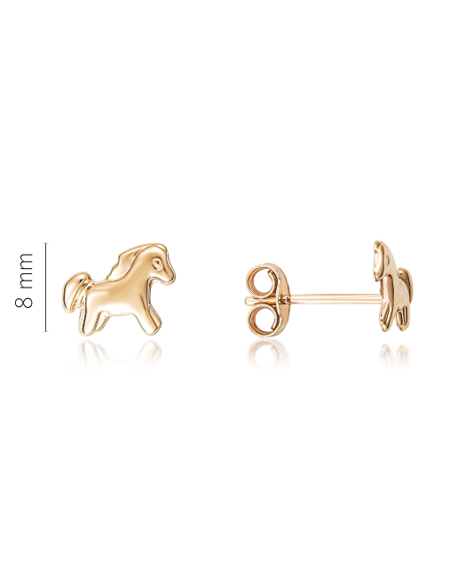 Gold earrings