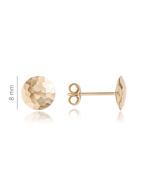Gold earrings