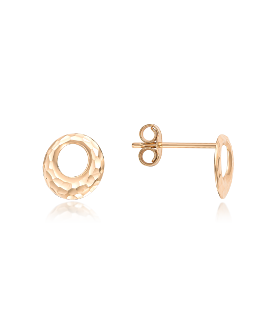 Gold earrings
