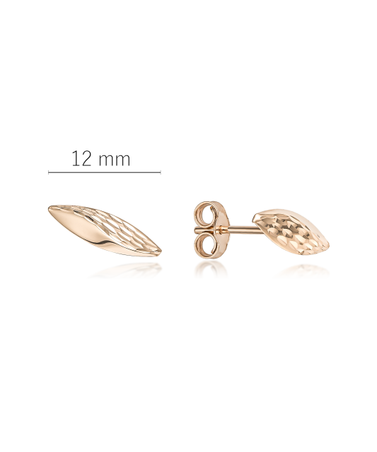 Gold earrings