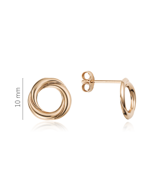 Gold earrings