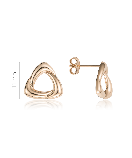 Gold earrings