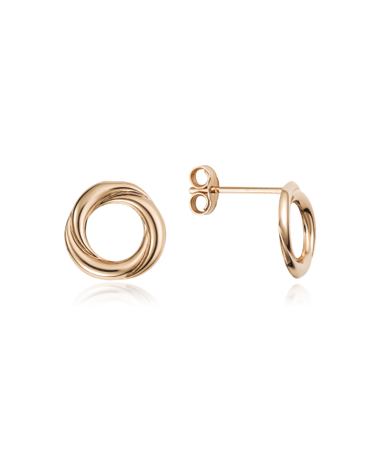 Gold earrings