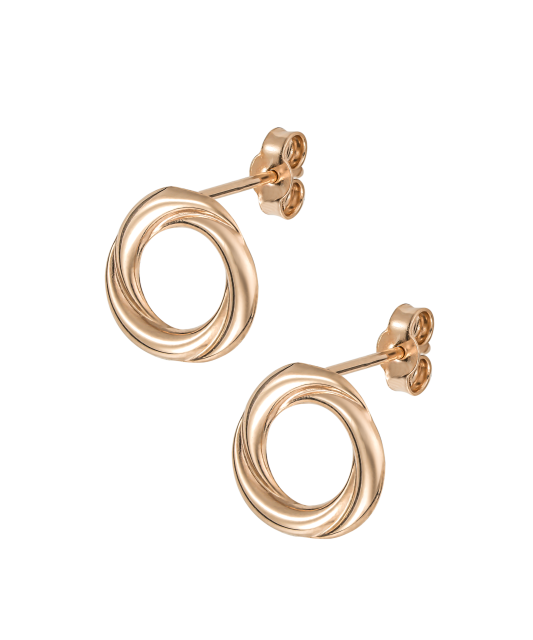 Gold earrings