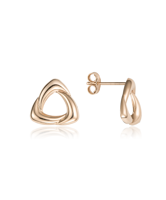 Gold earrings