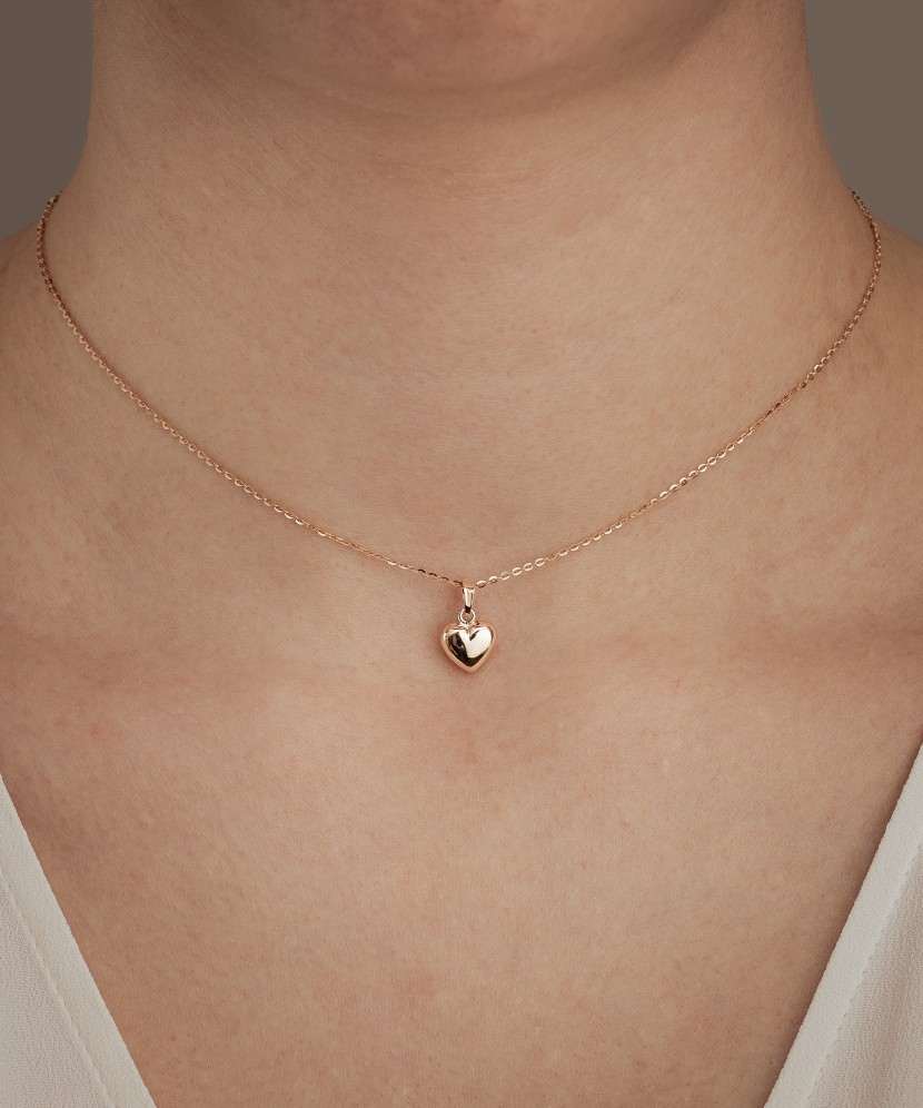 Gold pendant "heart"