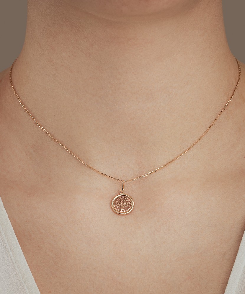 Gold pendant "Tree of life"