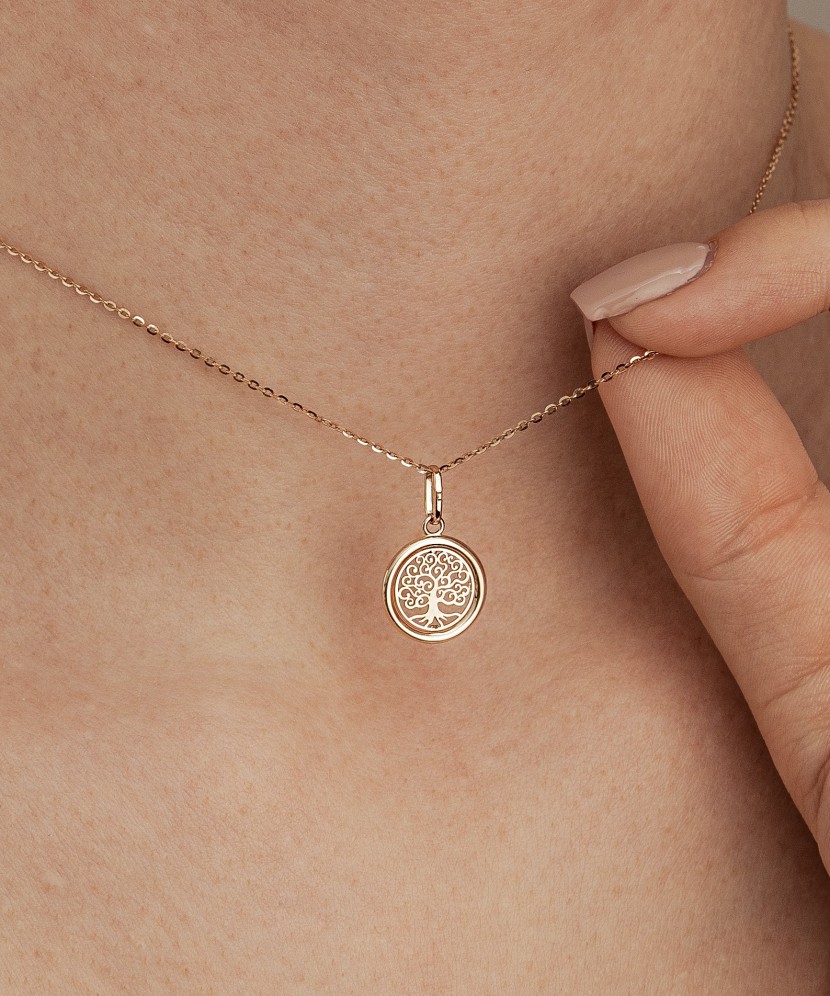 Золотой подвеска "Древо жизни"