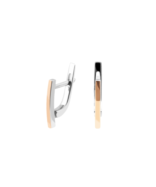 Sterling silver earrings gold plated