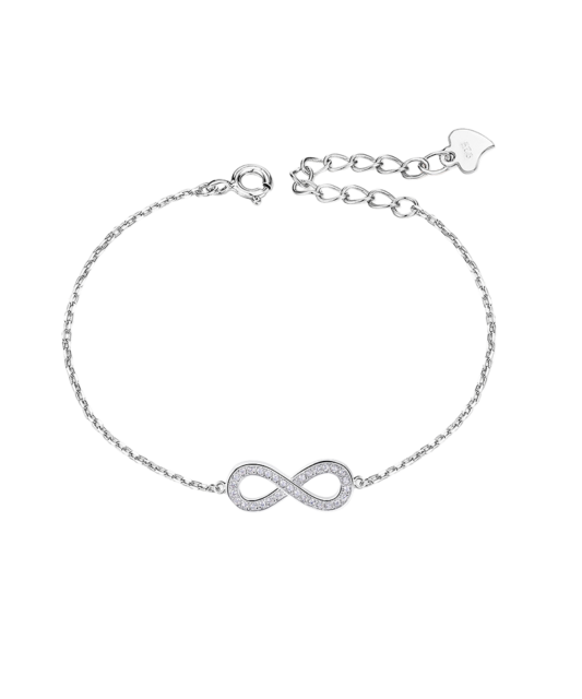 Gold plated sterling Silver bracelet with zircons