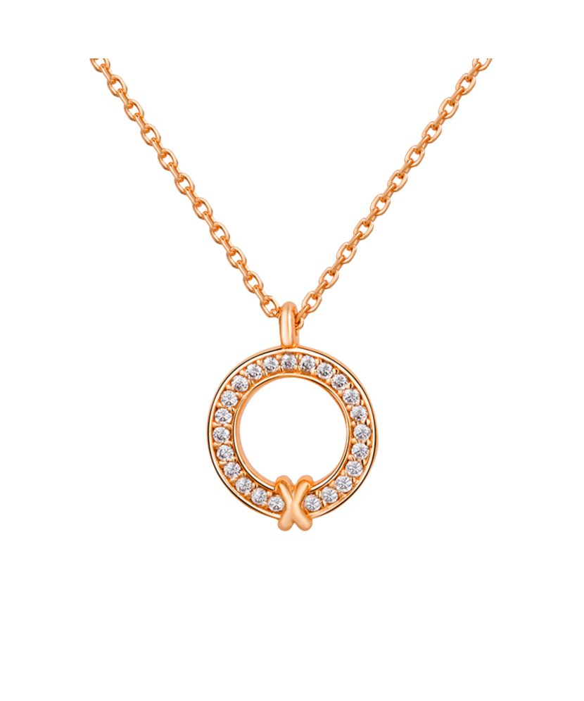 Gilded sterling silver chain with pendant