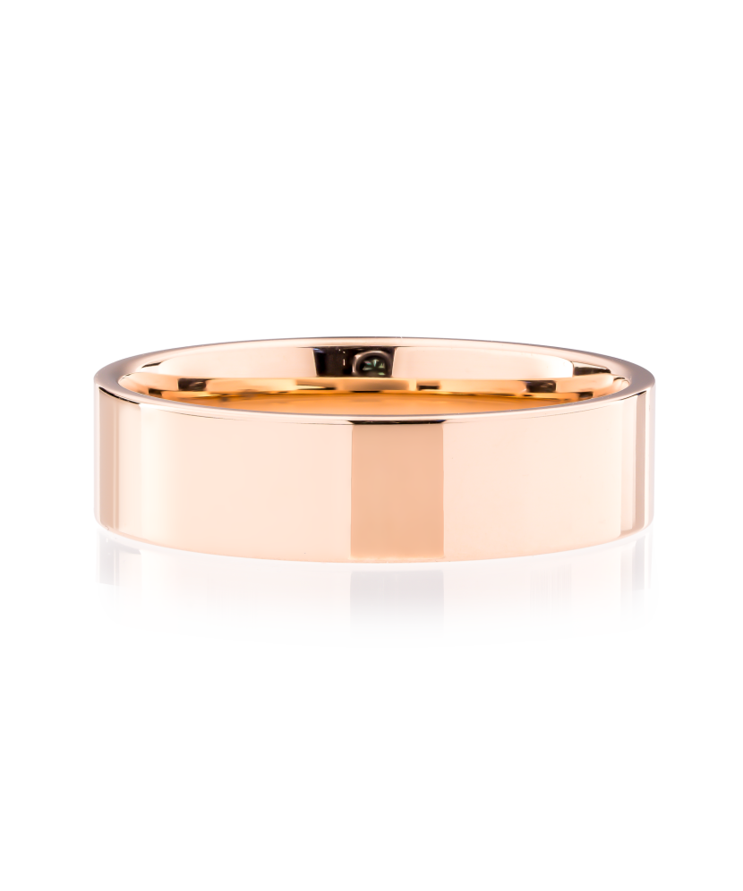 Gold wedding ring 5mm with comfort Gold wedding ring 5mm with comfort