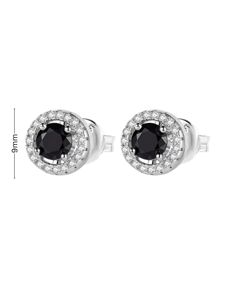 Sterling silver earrings with zircons Sterling silver earrings with zircons