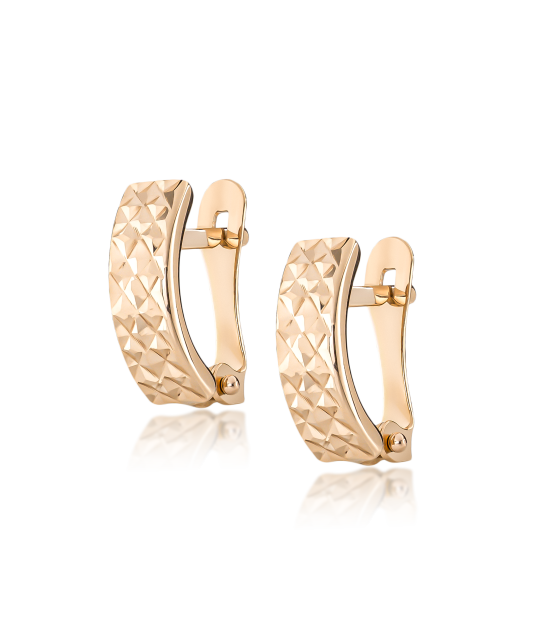 Gold earrings
