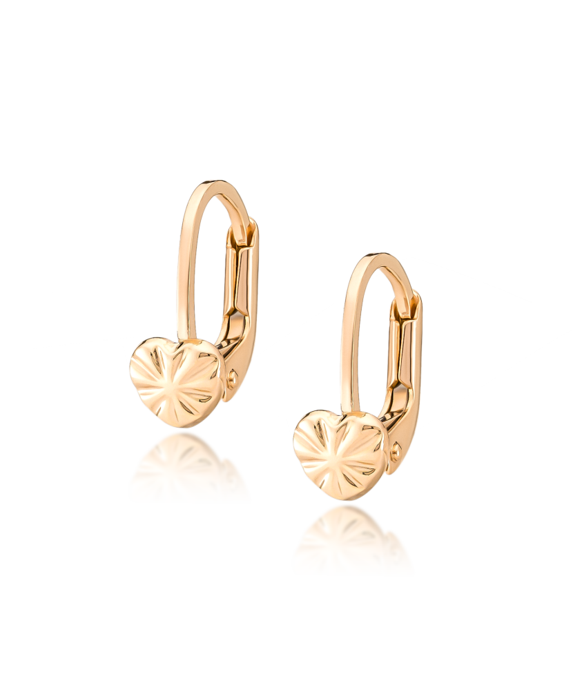 Gold earrings "heart" Gold earrings "heart"