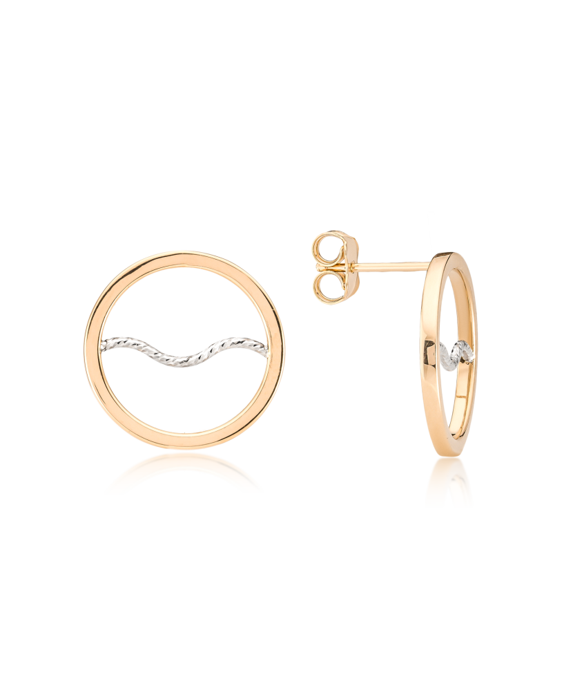 Gold earrings Gold earrings